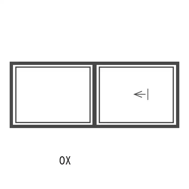 Aluminium Sliding Window3000x1200 (30xo12)